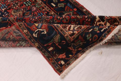 Zanjan Red Runner Hand Knotted 37 X 165 Area Rug 254-74353 Image 8