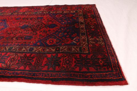 Hamedan Red Runner Hand Knotted 35 X 910 Area Rug 254-74365 Image 3