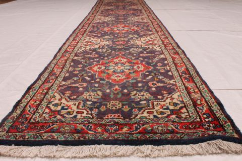 Heriz Blue Runner Hand Knotted 210 X 169 Area Rug 254-74368 Image 1