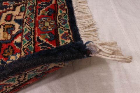 Heriz Blue Runner Hand Knotted 210 X 169 Area Rug 254-74368 Image 3