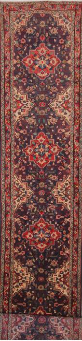 Heriz Blue Runner Hand Knotted 210 X 169 Area Rug 254-74368 Image 0