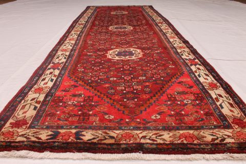 Malayer Red Runner Hand Knotted 37 X 104 Area Rug 254-74379 Image 1