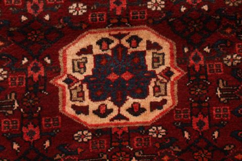 Malayer Red Runner Hand Knotted 37 X 104 Area Rug 254-74379 Image 4