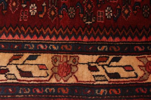 Malayer Red Runner Hand Knotted 37 X 104 Area Rug 254-74379 Image 5