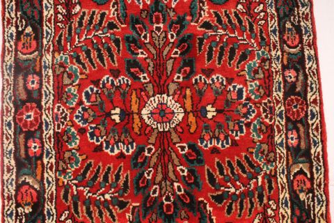 Malayer Red Runner Hand Knotted 29 X 167 Area Rug 254-74401 Image 3