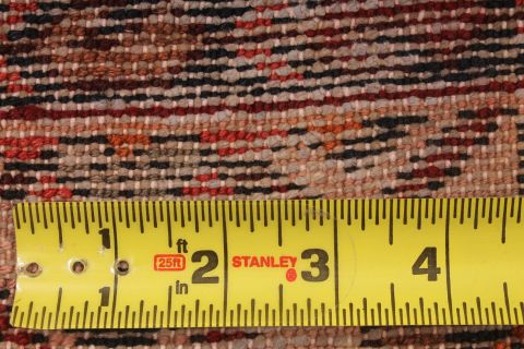 Hamedan Red Runner Hand Knotted 39 X 117 Area Rug 254-74406 Image 5