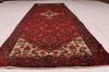 Hamedan Red Runner Hand Knotted 39 X 117 Area Rug 254-74406 Thumb 8