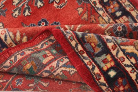 Malayer Purple Runner Hand Knotted 29 X 146  Area Rug 254-74408 Image 7