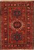 Gharajeh Red Hand Knotted 211 X 44  Area Rug 400-74431 Thumb 0