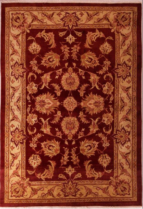 Jaipur Red Hand Knotted 70 X 107 Area Rug 400-74433 Image 0