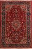 Kashan Red Hand Knotted 43 X 65  Area Rug 400-74435 Thumb 0