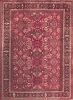 Moshk Abad Red Hand Knotted 102 X 140  Area Rug 400-74436 Thumb 0