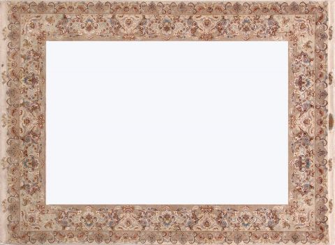Tabriz White Hand Knotted 411 X 69 Area Rug 400-74439 Image 4
