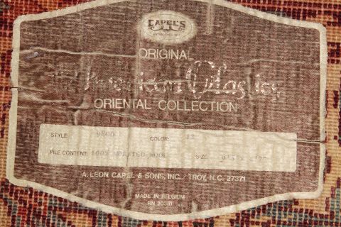 Hereke Red Hand Knotted 47 X 65 Area Rug 400-74445 Image 3
