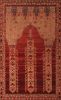 Hereke Red Hand Knotted 47 X 65  Area Rug 400-74445 Thumb 5