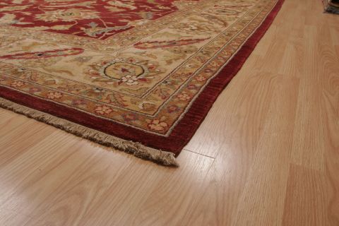 Chobi Red Hand Knotted 102 X 1510 Area Rug 100-74450 Image 14