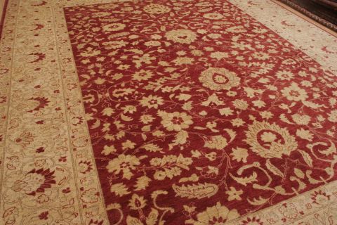 Chobi Red Hand Knotted 102 X 1510 Area Rug 100-74450 Image 2