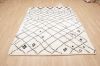 Gabbeh White Hand Knotted 59 X 710 Area Rug 100-74454 Thumb 4