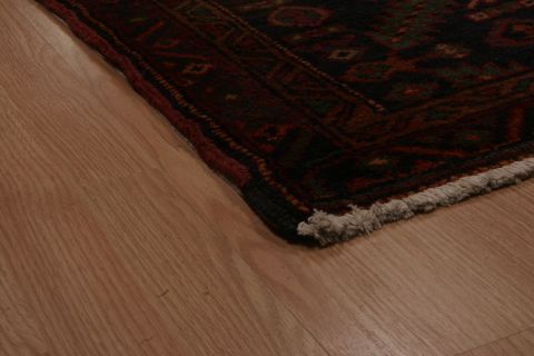 Shiraz Blue Runner Hand Knotted 38 X 129  Area Rug 100-74462 Image 2