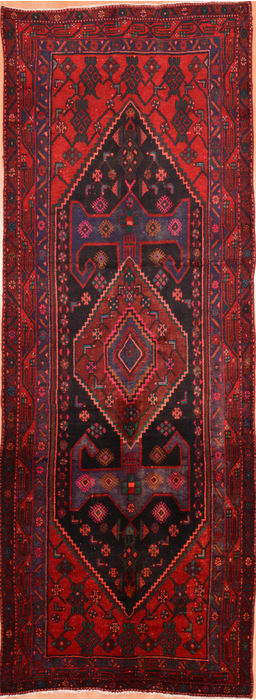 Shahre Babak Red Runner Hand Knotted 42 X 112 Area Rug 100-74463 Image 0