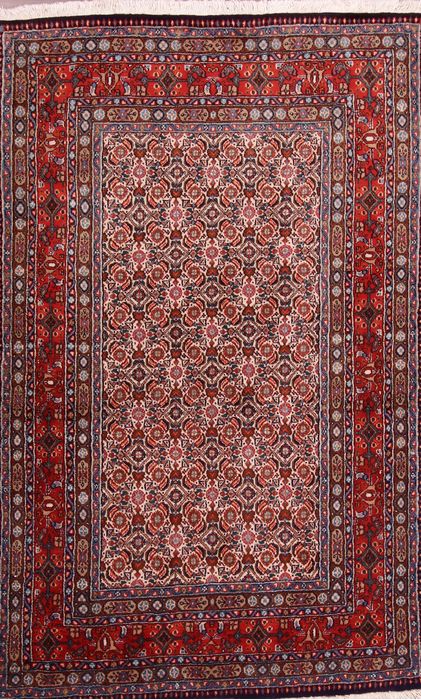 Mood Red Hand Knotted 33 X 52  Area Rug 155-74465 Image 0