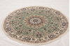 Nain Green Round Hand Knotted 43 X 43 Area Rug 155-74468 Thumb 1