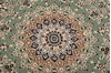 Nain Green Round Hand Knotted 43 X 43 Area Rug 155-74468 Thumb 4