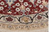 Nain Red Round Hand Knotted 47 X 47 Area Rug 155-74469 Thumb 10