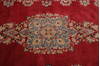 Kerman Multicolor Hand Knotted 109 X 141  Area Rug 155-74498 Thumb 7