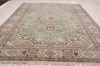 Nain Green Hand Knotted 99 X 132  Area Rug 155-74505 Thumb 1