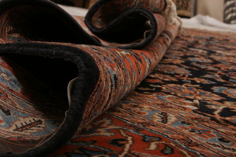 Kerman Multicolor Hand Knotted 1110 X 158 Area Rug 155-74515 Image 6