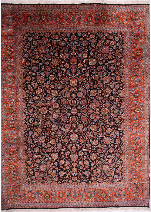 Kerman Multicolor Hand Knotted 1110 X 158 Area Rug 155-74515 Image 0