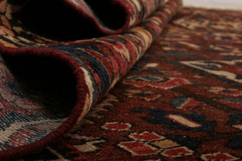 Bakhtiar Red Hand Knotted 111 X 156 Area Rug 155-74525 Image 6