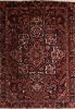 Bakhtiar Red Hand Knotted 111 X 156 Area Rug 155-74525 Thumb 0