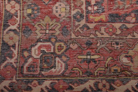 Bakhtiar Red Hand Knotted 123 X 147 Area Rug 155-74526 Image 4