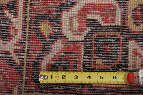 Bakhtiar Red Hand Knotted 123 X 147 Area Rug 155-74526 Image 5