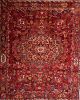 Bakhtiar Red Hand Knotted 123 X 147 Area Rug 155-74526 Thumb 0