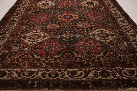 Bakhtiar Multicolor Hand Knotted 103 X 179 Area Rug 155-74527 Image 2