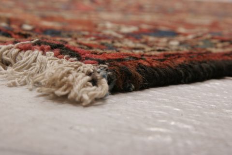 Bakhtiar Multicolor Hand Knotted 104 X 133 Area Rug 155-74539 Image 4