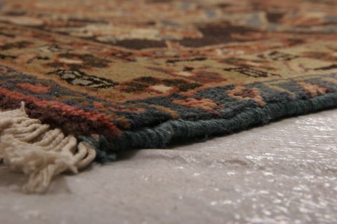 Heriz Red Hand Knotted 136 X 199  Area Rug 155-74543 Image 8