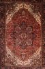 Heriz Red Hand Knotted 136 X 199  Area Rug 155-74543 Thumb 0