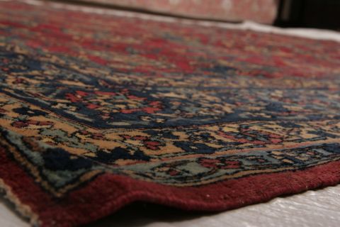 Hereke Red Hand Knotted 117 X 1510 Area Rug 155-74546 Image 2