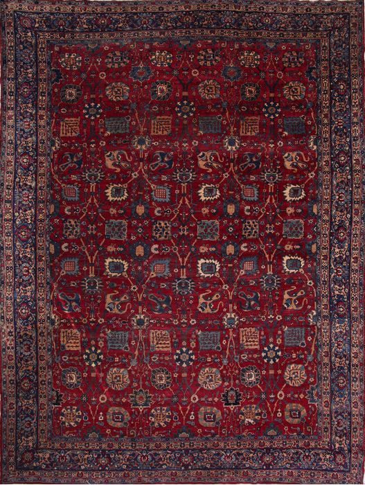 Hereke Red Hand Knotted 117 X 1510 Area Rug 155-74546 Image 0