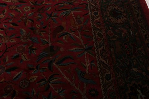 Agra Red Hand Knotted 151 X 201 Area Rug 155-74550 Image 12