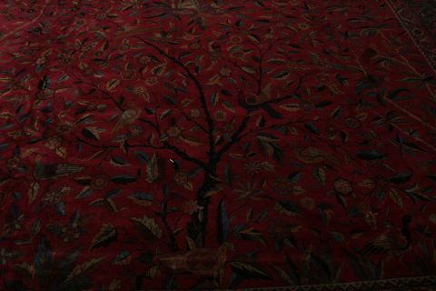 Agra Red Hand Knotted 151 X 201 Area Rug 155-74550 Image 13