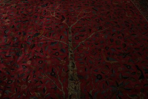 Agra Red Hand Knotted 151 X 201 Area Rug 155-74550 Image 15