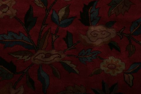 Agra Red Hand Knotted 151 X 201 Area Rug 155-74550 Image 17