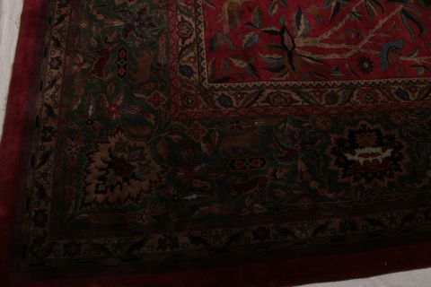 Agra Red Hand Knotted 151 X 201 Area Rug 155-74550 Image 20