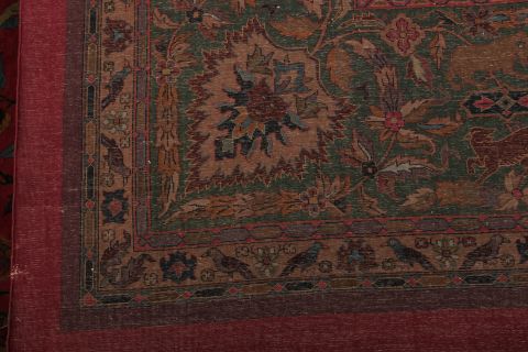 Agra Red Hand Knotted 151 X 201 Area Rug 155-74550 Image 22