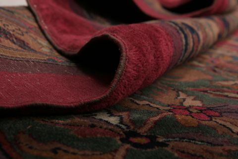 Agra Red Hand Knotted 151 X 201 Area Rug 155-74550 Image 4